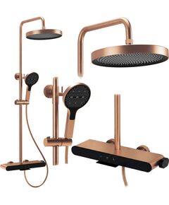 Rea Sanitary Zestaw Prysznicowy REA Farel Miedź Szczotkowana
