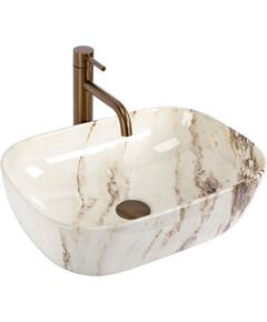 Rea Sanitary Umywalka nablatowa Rea Belinda Marrone Shiny