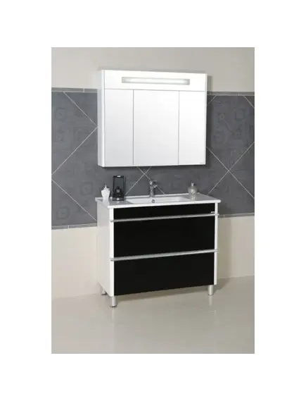 Vannas istabas skapītis ar spoguli Akvarodos PARIS 100 cm, Paris100, 3 image