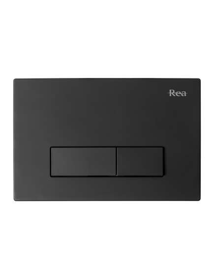 Rea Sanitary Stelaż zestaw podtynkowy ST do mis WC z przyciskiem H Black, 3 image