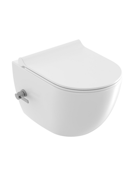 WC bidet Uni Chrome RimOff white