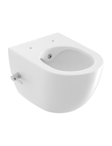 WC bidet Uni Chrome RimOff white, изображение 2