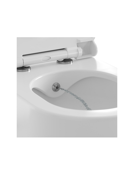 WC bidet Uni Chrome RimOff white, изображение 3