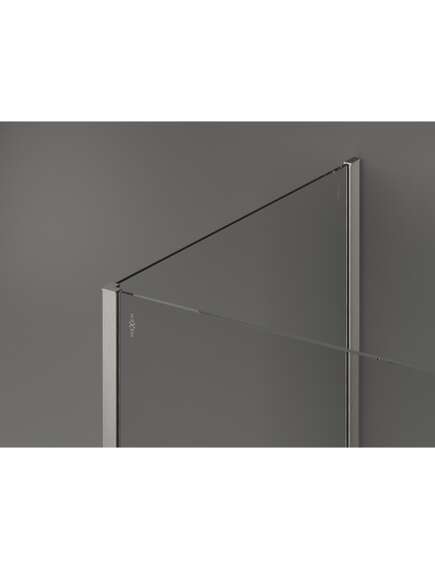 Mexen Kioto ścianka prysznicowa Walk-in 135 x 100 x 40 cm, transparent, nikiel szczotkowany - 800-135-100-221-97-00-040, изображение 5