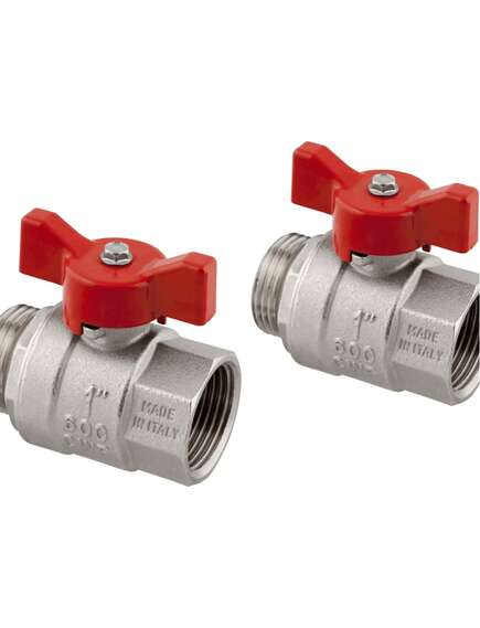 Uponor Vario lodveida ventilis, 1"ā.v. x 1"i.v., pāris, 2 image