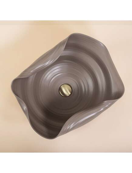 Rea Sanitary Umywalka nablatowa Rea HM-66TB Handmade ART, 5 image