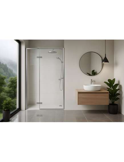 Rea Sanitary Drzwi prysznicowe Rea Atlas 90 Chrome, изображение 2