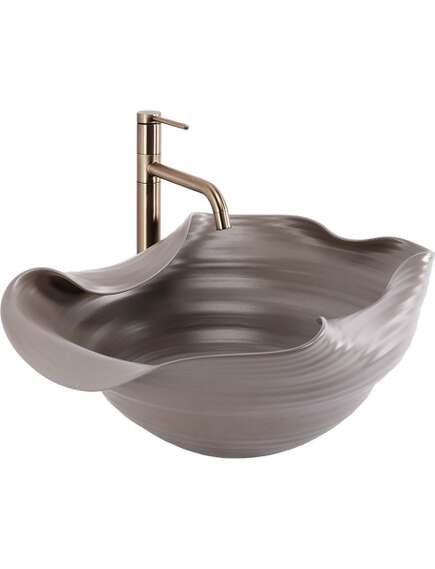 Rea Sanitary Umywalka nablatowa Rea HM-66TB Handmade ART, 4 image