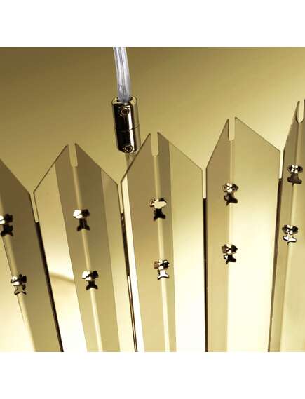 Toolight Lampa sufitowa metalowa APP1764-8CP GOLD, 4 image