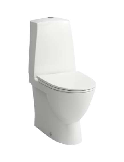 Laufen floorstanding WC Pro Nordic Rimless, P trap, inlet bottom right, white LCC