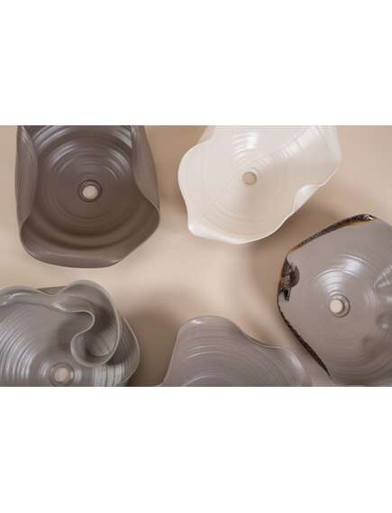 Rea Sanitary Umywalka nablatowa Rea HM-66TB Handmade ART, 7 image