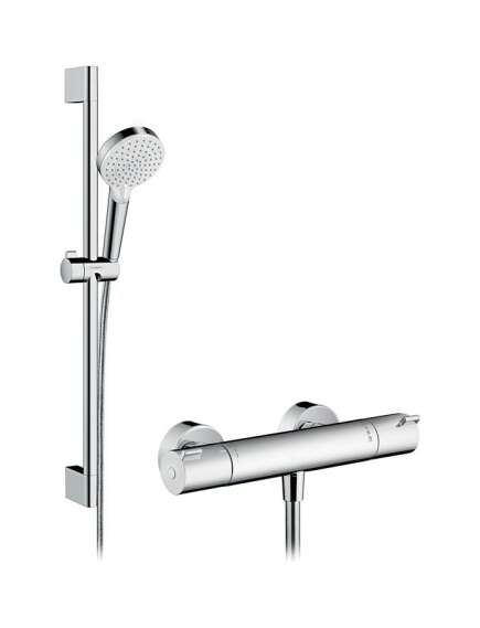 Hansgrohe Ecostat 1001 CL dušas termostats ar Crometta Vario dušas komplektu 65cm - gab.