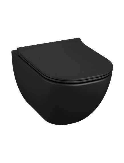 Jika wall-hung WC Mio Rimless, matt black
