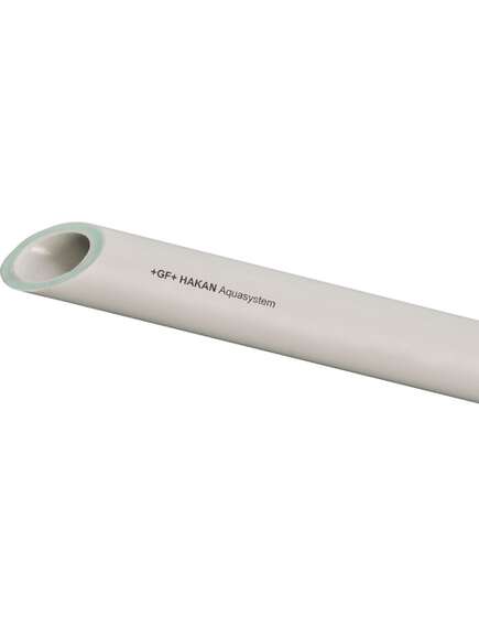 Kan-Therm PPR caurule ar šķiedru D63x8.6mm PN20, pelēka - m