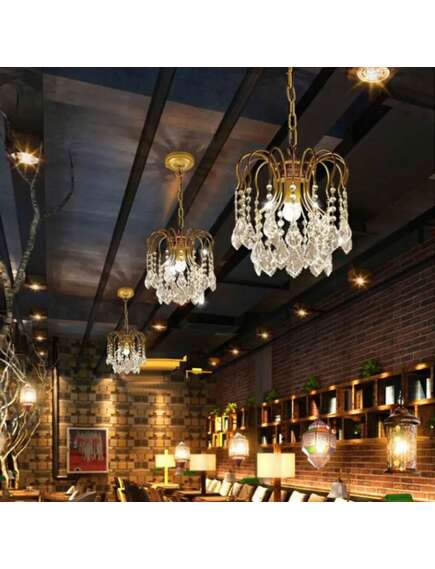 Toolight Lampa kryształowa wisząca APP1650-1CP, 4 image