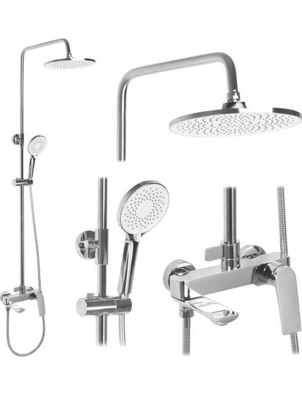 Rea Sanitary Zestaw Prysznicowy REA AVALON CHROM