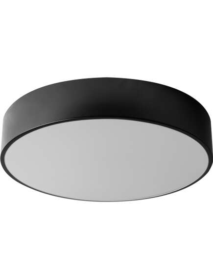 Toolight Lampa Plafon 50cm Okrągła Sufitowa app644-4c Czarna