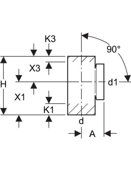 Geberit HDPE tīrīšanas veidgabals 90° d160/d110 - gab., 2 image