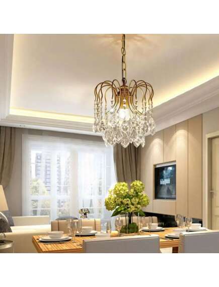 Toolight Lampa kryształowa wisząca APP1650-1CP, 2 image