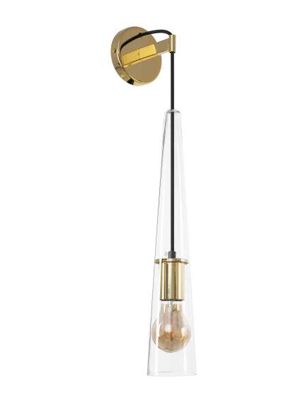 Toolight LAMPA ŚCIENNA KINKIET APP896-1W  Złota