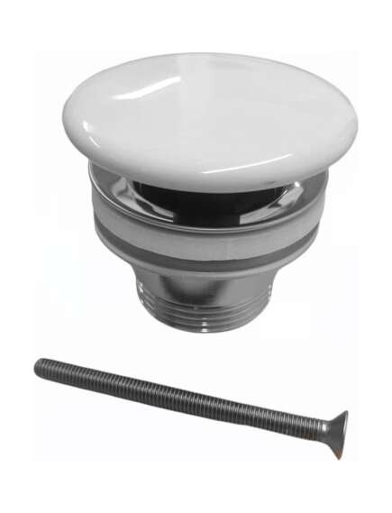 Duravit waste with white ceramic cover