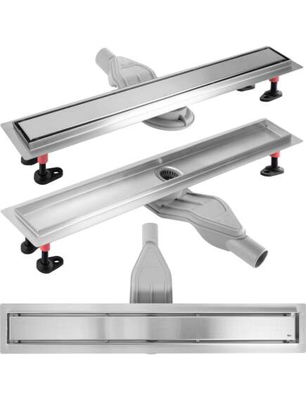 Rea Sanitary Odpływ Liniowy REA Neox Superflow STAL SZCZOTKOWANA 50