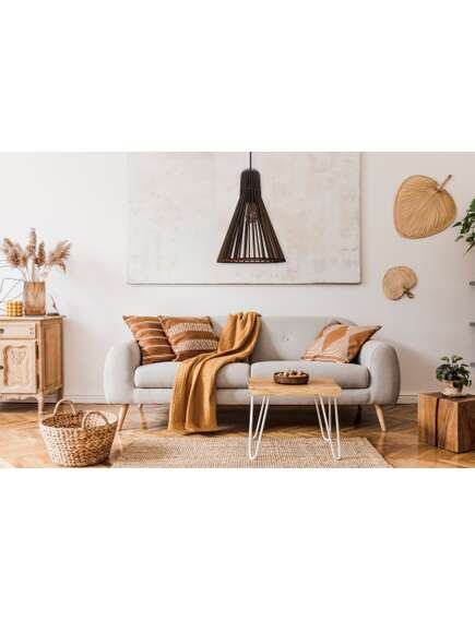 Toolight Lampa Wisząca Boho APP1350-CP, 4 image