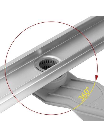 Rea Sanitary Odpływ Liniowy REA Neox Superflow STAL SZCZOTKOWANA 50, 2 image