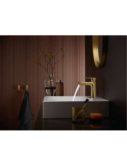 Hansgrohe Talis E 110 izlietnes maisītājs, ar pop-up, polished gold optic - gab., 2 image