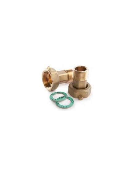 Ūdens skaitītāja Dn25 pieslēguzgriežņu kpl. (2gab)