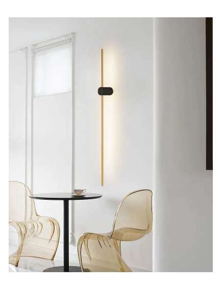 Toolight KINKIET ŚCIENNY LED LHJ062-W CZARNO ZŁOTY, 5 image