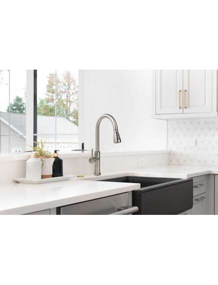 Rea Sanitary Bateria kuchenna Rea Nest Nikiel Szczotkowany INOX, изображение 6