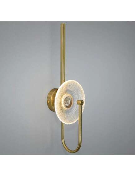 Toolight KINKIET ŚCIENNY LED LHJ072-W ZŁOTY SZCZOTKOWANY, 4 image