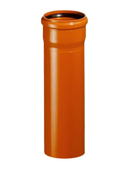 Magnaplast PVC gludsienu caurule D160x4.7, L=3000mm - gab.