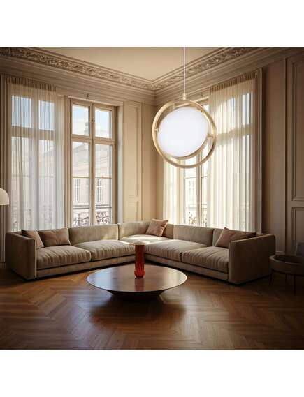 Toolight LAMPA WISZĄCA LED APP1791-CP Złota Szczotkowana, изображение 2