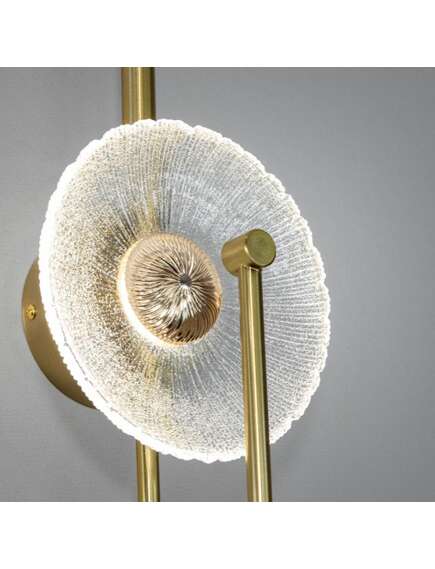 Toolight KINKIET ŚCIENNY LED LHJ072-W ZŁOTY SZCZOTKOWANY, 3 image