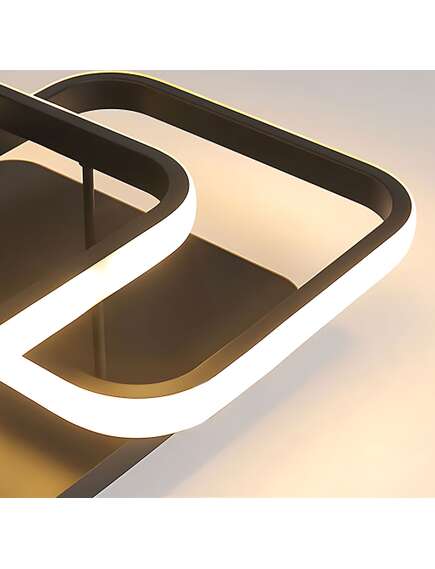 Toolight Lampa sufitowa plafon LHJ074-C Czarna, 3 image