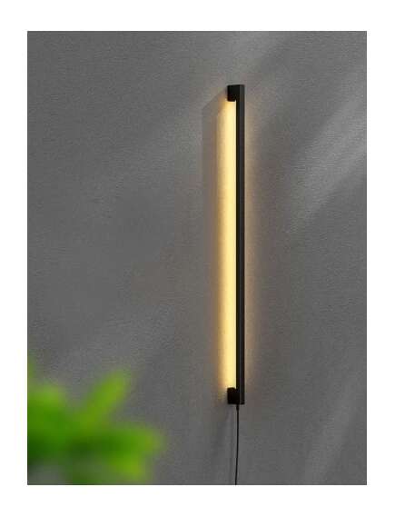 Toolight KINKIET ŚCIENNY LED LHJ063-W 80cm CZARNY, 4 image