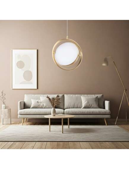 Toolight LAMPA WISZĄCA LED APP1791-CP Złota Szczotkowana, изображение 5