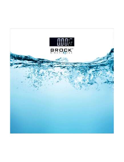 Brock Electronics Весы для тела BROCK BS 005 2 батарейки типа ААА (в комплекте) 30*30 cm