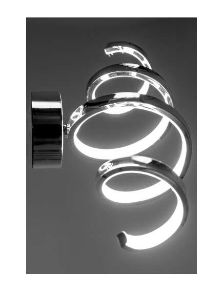 Toolight LAMPA ŚCIENNA KINKIET LED SPRING APP828-W CHROME, 4 image