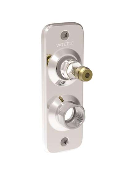 Vatette plāksne ar 2 izvadiem 1xG15(16x2.0-2.25), 1xDy20, RSK 8505042