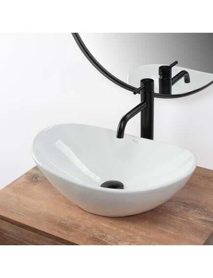 Rea Sanitary Umywalka Nablatowa REA Royal Mini Biała, 5 image