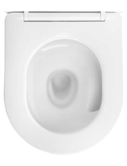 Rea Sanitary Misa WC podwieszana Rea Carlo Mini Tornado NF Złoto Biała, 5 image