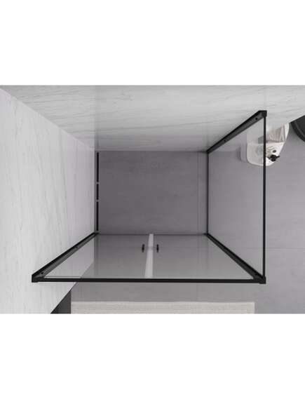 Mexen Exo kabina prysznicowa uchylna 90 x 80 cm, transparent, czarna - 814-090-080-70-00, 5 image