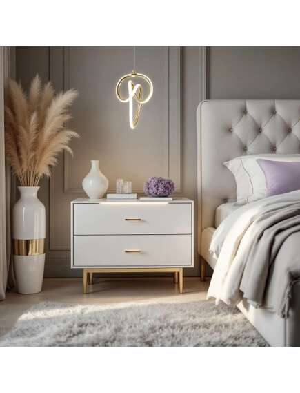 Toolight LAMPA WISZĄCA LED LHJ092-1CP Złota, изображение 3