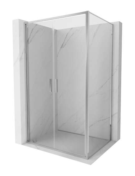 Mexen Exo kabina prysznicowa uchylna 100 x 90 cm, transparent, chrom - 814-100-090-01-00
