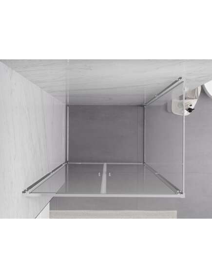 Mexen Exo kabina prysznicowa uchylna 100 x 90 cm, transparent, chrom - 814-100-090-01-00, 5 image