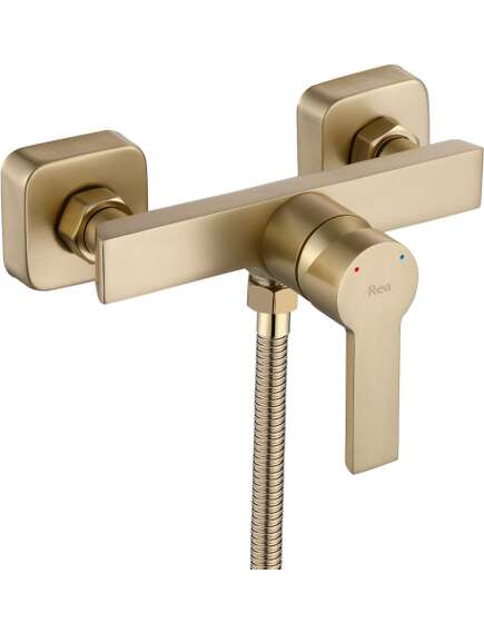 Rea Sanitary Bateria prysznicowa REA ARGUS ZŁOTA SZCZOTKOWANA, 3 image