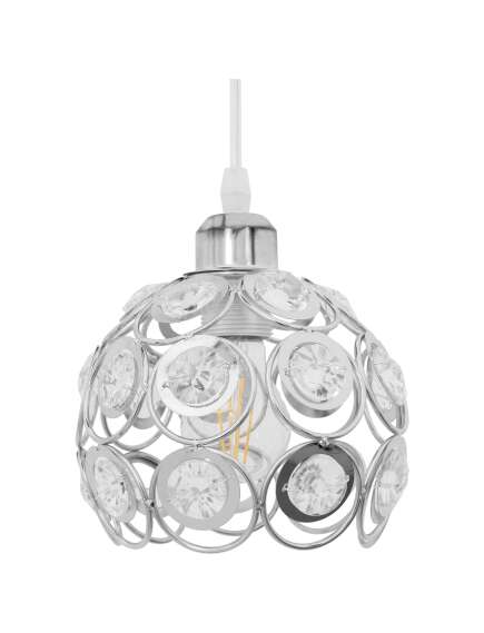 Toolight LAMPA WISZĄCA SUFITOWA KRYSZTAŁOWA APP207-1C CHROM, 3 image